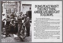 In 1945, peace wasn't the only thing Americans brought to Europe